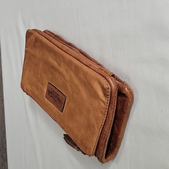 Vilenca Holland for Anthropologie Brown Woven Leather Clutch Wallet - Picture 5 of 10